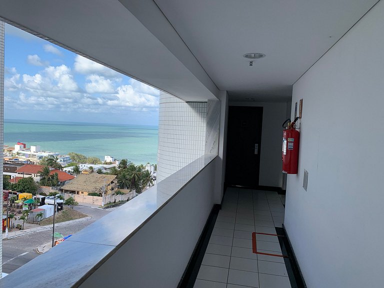 Linda vista para o mar e a natureza