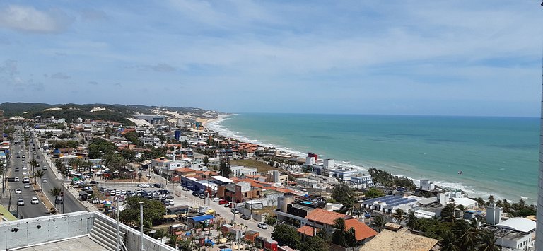Linda vista para o mar e a natureza