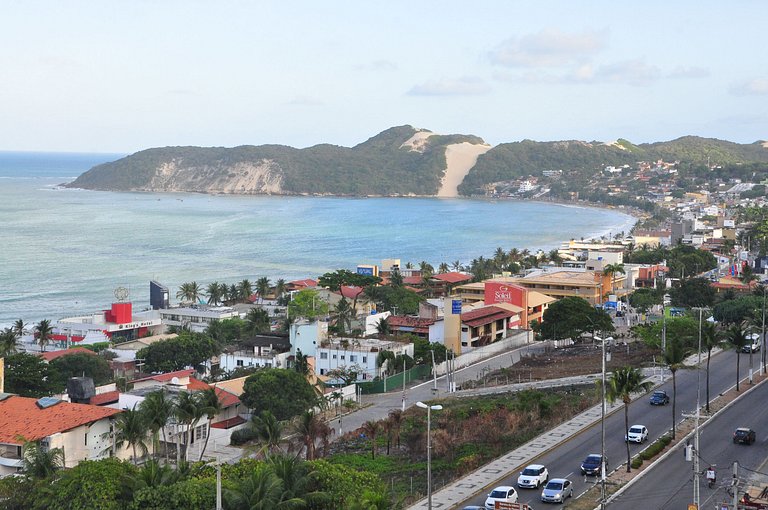 Linda vista para o mar e a natureza