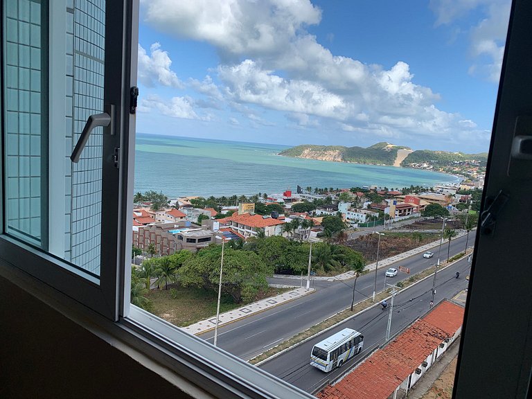 Linda vista para o mar e a natureza