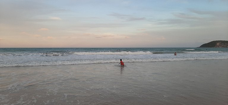 Linda vista para o mar e a natureza