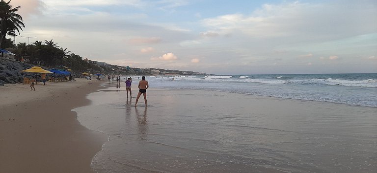 Linda vista para o mar e a natureza