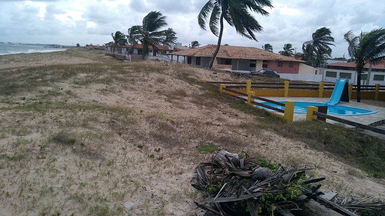 Chalé de Graçandu azul mobiliado