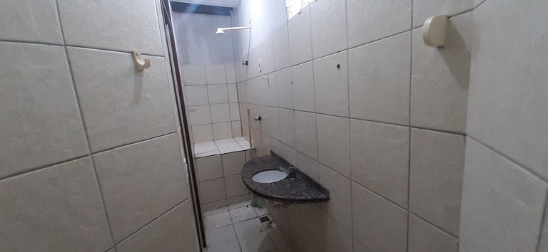 Chalé de Graçandu azul mobiliado